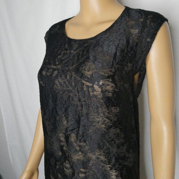 3.1 Phillip Lim Semi Sheer Open Peekaboo Back Top - Picture 2 of 7